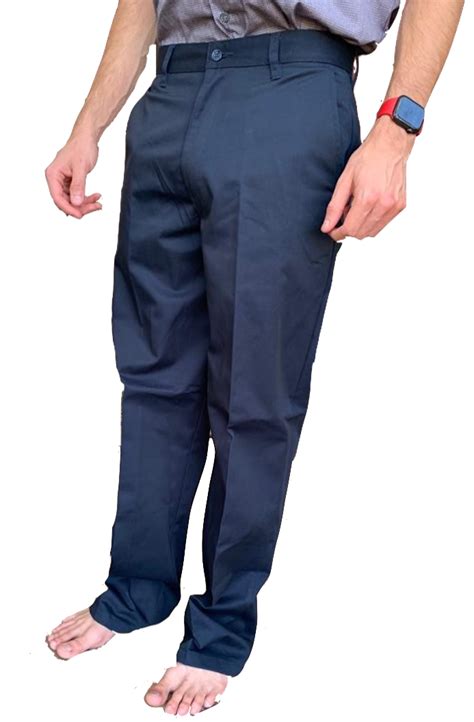 Men’s Navy Regular Twill Pants, Occupational Uniform Work Pants - BLUE ...