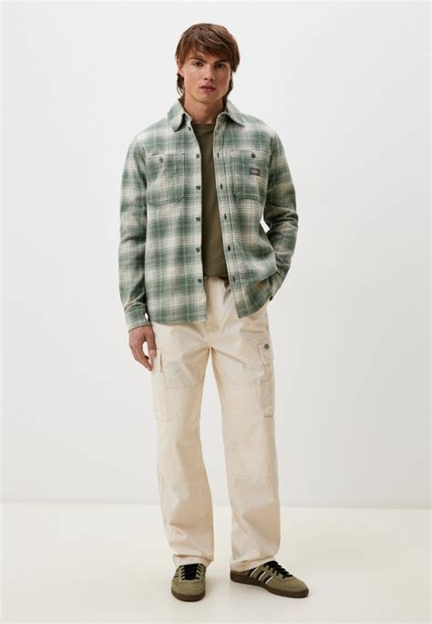 Рубашка Dickies EVANSVILLE, цвет: зеленый, RTLADN689401 — купить в ...