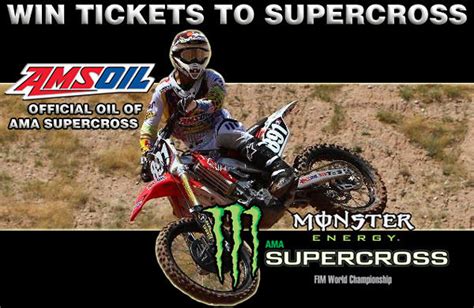 Win Tickets to a Monster Energy Supercross Event. - Motocross Press Releases - Vital MX