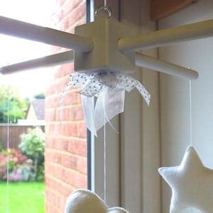 Baby Mobile Hot Air Balloon Mobile Baby Girl Mobile White And Silver Mobile Baby Mobile