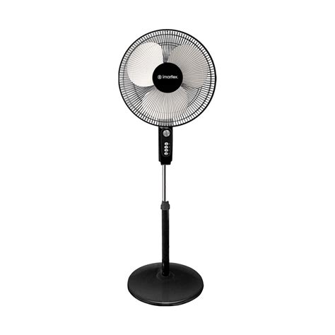 Imarflex 16 Inch Stand Fan With Timer Black If 322tb Imarflex