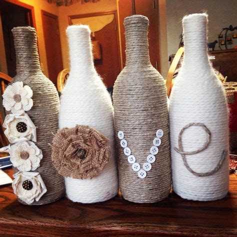 Creative Crafts Using Alcohol Bottles