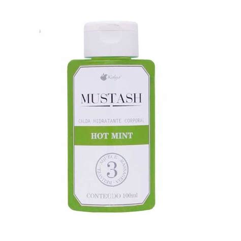 Gel Corporal Para Sexo Oral Mustash Hot Só Prazer e Cia