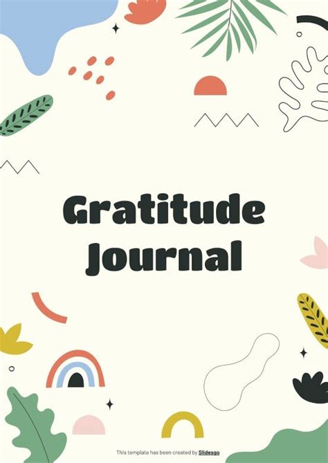 Gratitude Journal Presentation