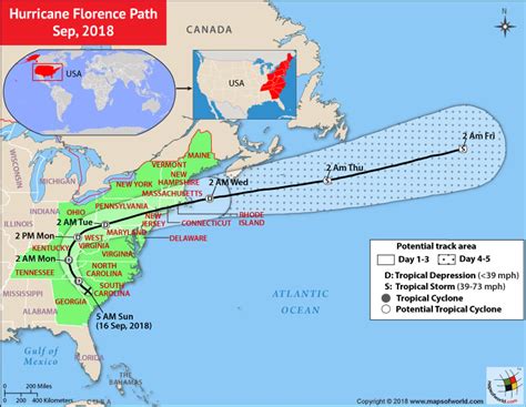 Hurricane Florence Power Outage Map Map