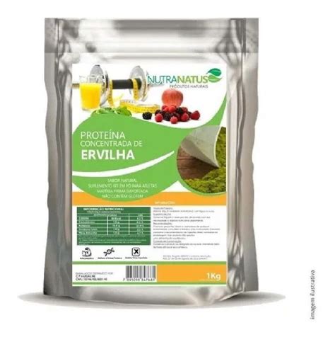 Proteína Da Ervilha Pura 1kg Promoção Laudo MercadoLivre