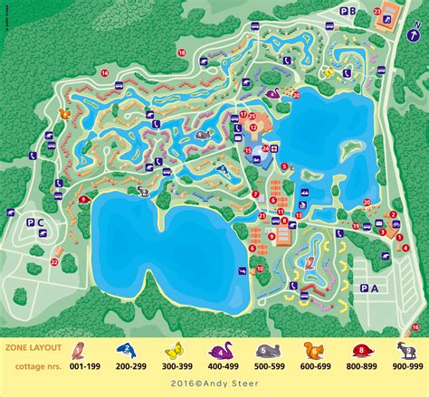 Kempervennen Centerparcs Plattegrond