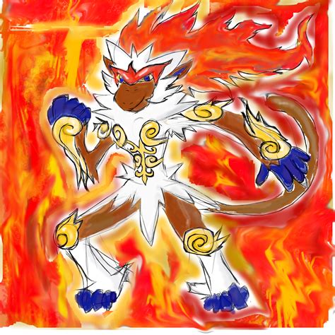 Mega infernape by roblee96 on DeviantArt