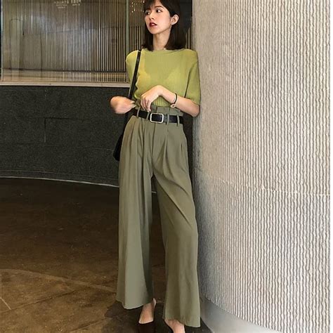 New Arrival Spring Korean Version Fashion Loose Trousers Women