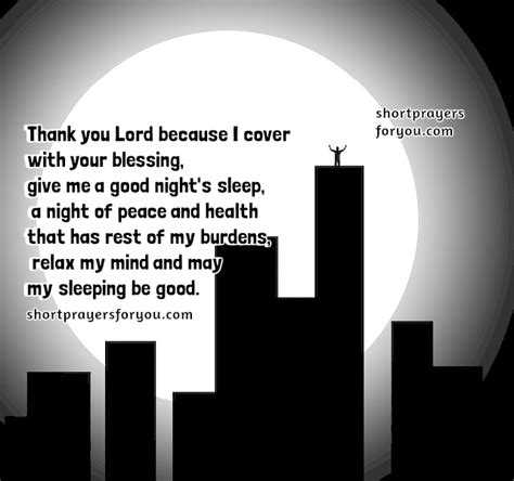 Bedtime Short Prayer for protection. Lord, we sleep with your protection