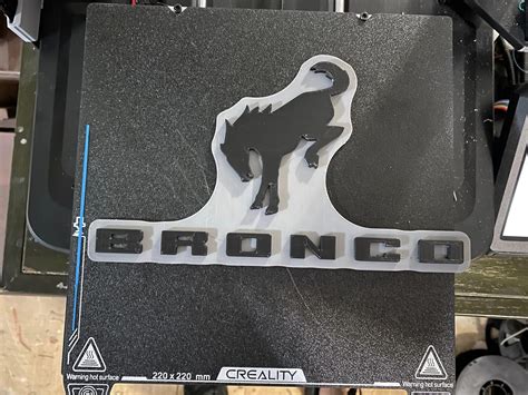 Bronco Sport Logo Por Pat Sarault Descargar Modelo Stl Gratuito