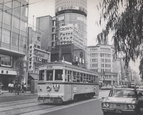 都電今昔：昭和42年頃 銀座四丁目 ｜ 東京都交通局