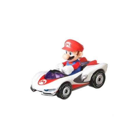 Hot Wheels Mario Kart Karakter Araçlar Mario P Wing Kart GBG25 GJH62