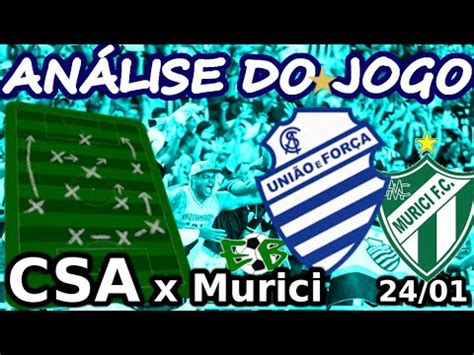 An Lise Do Jogo Csa X Murici Alagoano Youtube