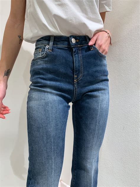 Jeans Gisele Scuro A Zampetta Vicolo Scintille Store