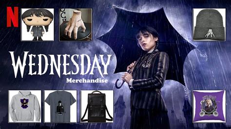 NETFLIX WEDNESDAY MERCHANDISE & GIFT IDEAS