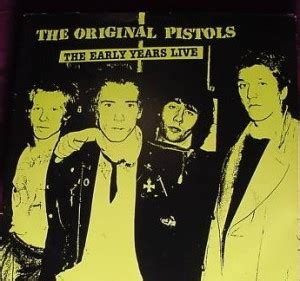 Sex Pistols The Original Pistols The Early Years Translucent