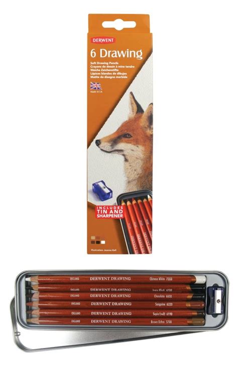 Derwent Drawing 6 Tin - £14.00 - Pegasus Art