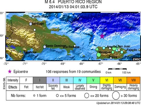 Terremoto De 6 4 Grados SacudiÓ A Puerto Rico Mx