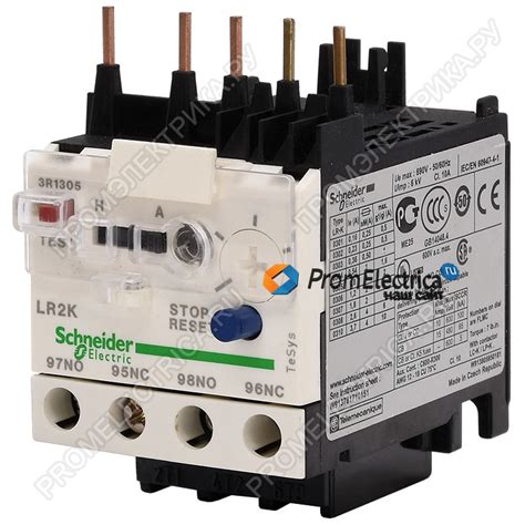 Купить LR2K0312 ТЕПЛОВОЕ РЕЛЕ ПЕРЕГРУЗКИ 3P 3,7-5,5A Schneider Electric ...