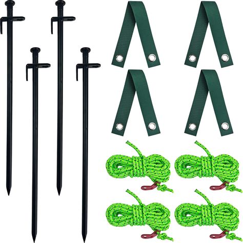 Hfyzz Heavy Duty Steel Tree Stake Kits Tree Supports For