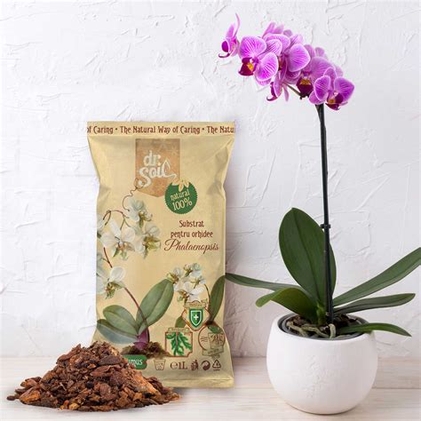 Субстрат за орхидеи Phalaenopsis, 100% натурален от борови кори и ...