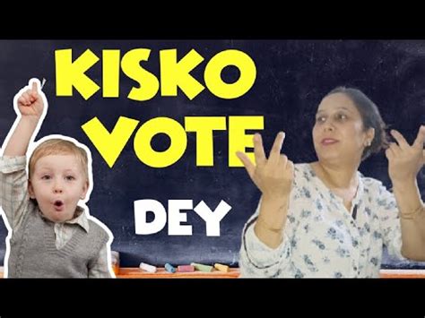 Kisko Denge Vote VLOG 144 Sunidhi Vlog YouTube