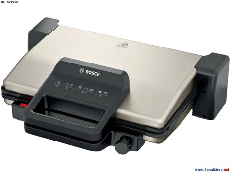 Гриль электрический Bosch TCG3302 (Silver/Black) купить в Кишиневе ...