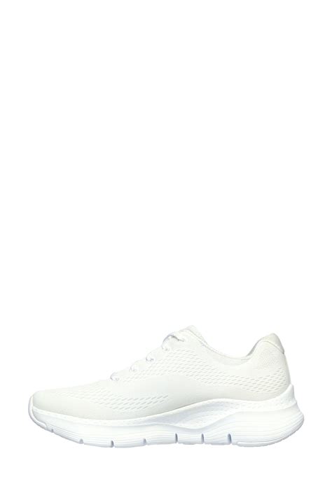 Buy Skechers White Regular Fit Arch Fit Womens Trainers From The Next Uk Online Shop