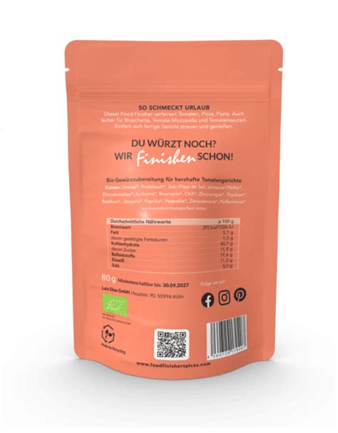 Bio Food Finisher Spices Gewürz Mix Onlineshop