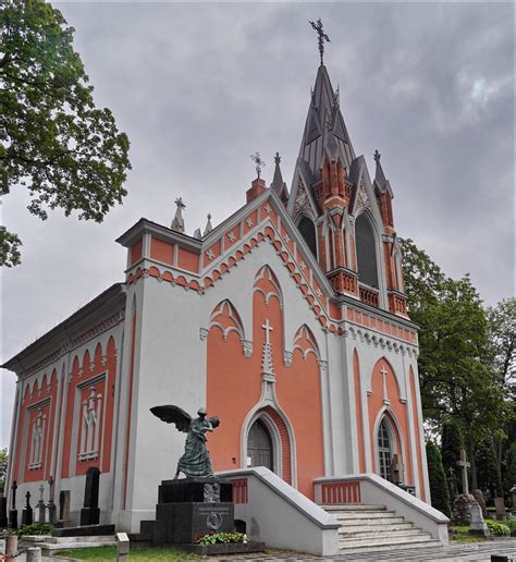 Litwa Lithuania Vilnius Wilno Cmentarz Na Rossie Rasos Cemetery