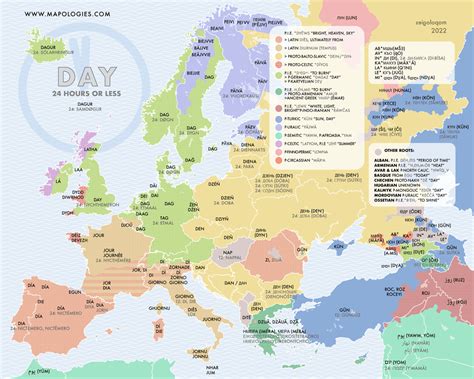 Etymology Map Of Day Retymologymaps
