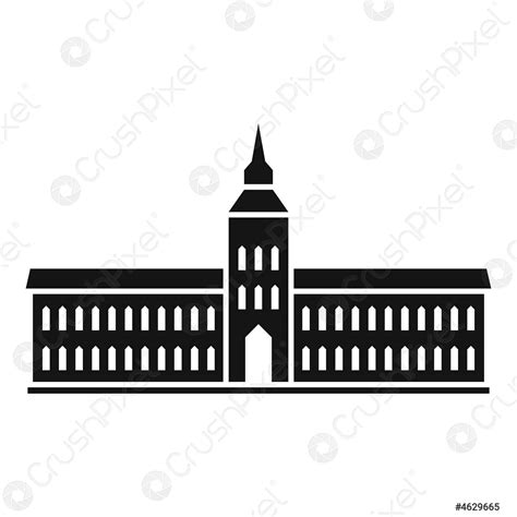 Icono Del Parlamento Del Capitolio Estilo Sencillo Vector De Stock