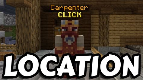 Where Is And What To Do With The Carpenter Hypixel Skyblock YouTube