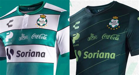 Jersey Santos Laguna Charly Manga Larga Manga