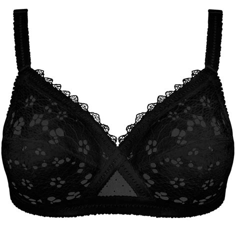 Soutien Gorge Sans Armatures Coeur Croise Noir Playtex