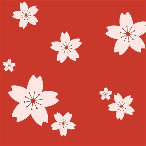 Japanese cherry blossom wallpaper. Vector. 26729313 Vector Art at Vecteezy