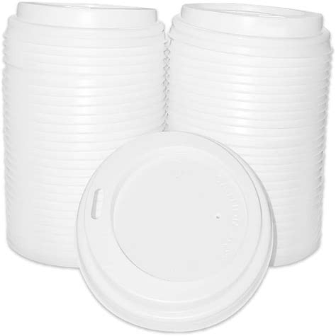 Hot Paper Cup Lids 1000 Count Dome Lids Hot For Beverages 8oz White Walmart