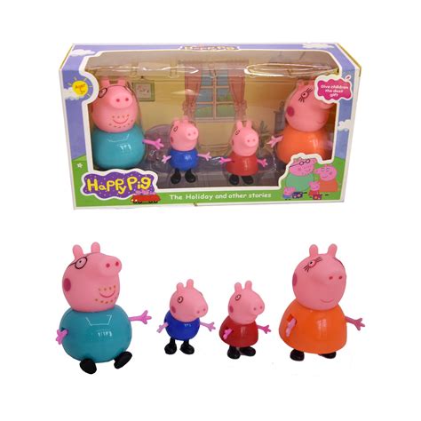 UDATOYS Peppa Pig Domuz Peppa Ailesi Karakter 4lü Oyuncak Fiyatı