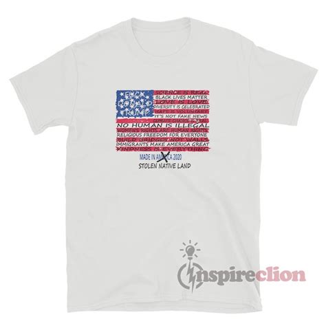 Fuck Trump 2020 T Shirt For Sale Inspireclion