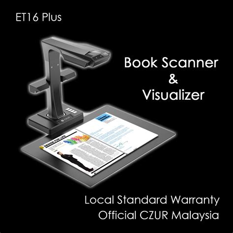 Official CZUR ET16 Plus Visualizer & Book Scanner come with complete ...