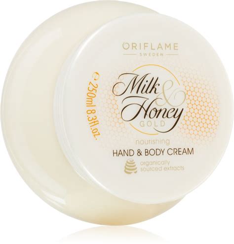 Oriflame Milk Honey Gold Crema Nutritiva Para Manos Y Cuerpo Notino Es