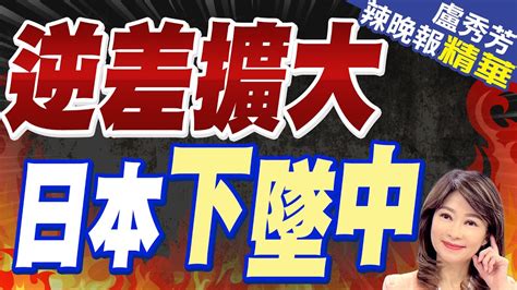 逆差擴大 日圓疲軟「痛苦還在加劇」 逆差擴大 日本下墜中【盧秀芳辣晚報】精華版 中天新聞ctinews Youtube