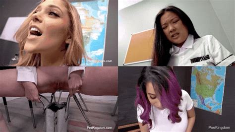 4 SCENE Classroom Pee Bundle Kali Lulu Violet Nina 720 Wmv Amateur Boxxx Clips4sale