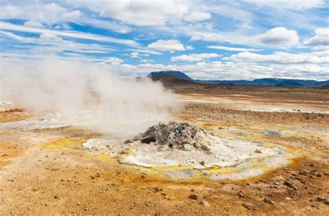 Fumarole Stock Image Image Of Myvatn Namaskard Geology 48737217