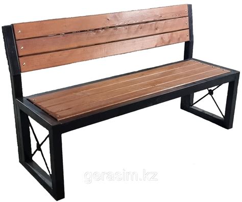 Скамейка со спинкой (НДС 12% в т.ч.): продажа, цена в Алматы. Скамейки ...