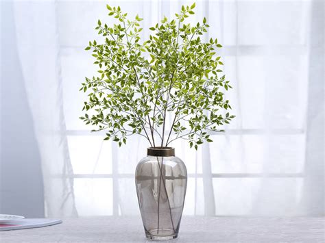 Amazon Phliofd 4Pcs Artificial Greenery Stems 43 3 Fake Nandina