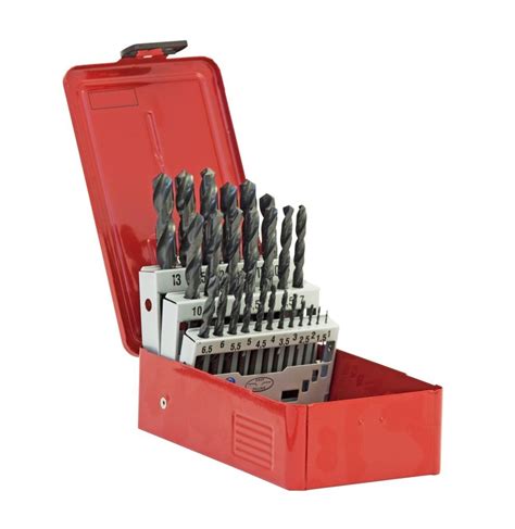 25pcs Hss Twist Drill Set 5 Metal Case Muye Tools Danyang China