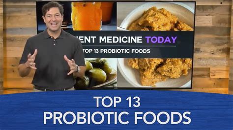 Top 13 Probiotic Foods Youtube