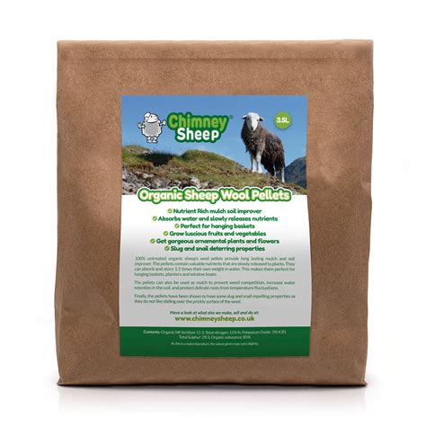 Sheep Wool Pellets 3.5L | Natural Slug Repellent & Soil Enricher ...